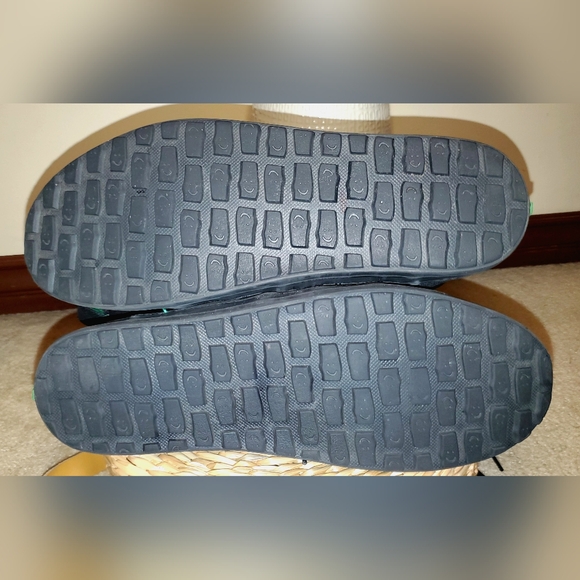 ✨️EUC✨️Mens Sanuk Skyline Black Canvas Lace Up High Top Sneakers Mens Size 13 - Picture 11 of 13